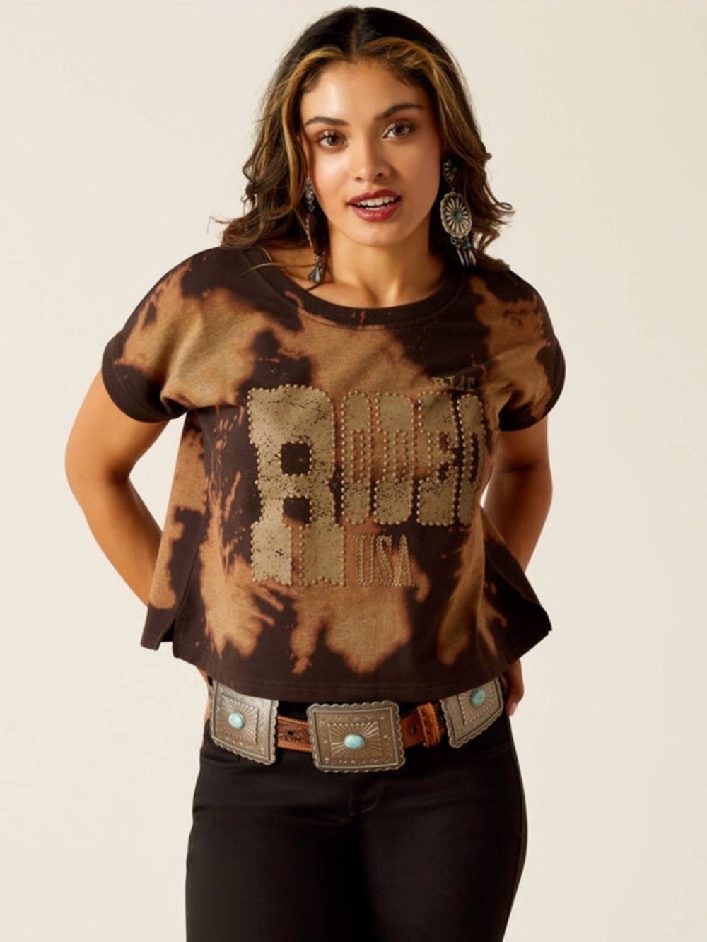 Ariat Rodeo USA Top - Size Large - Picture 3 of 16